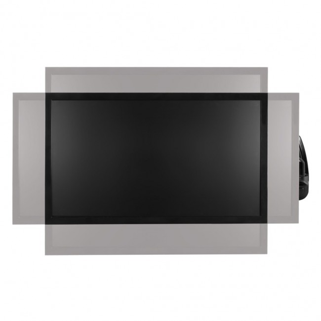 Wall mount for monitor with gas lift tech