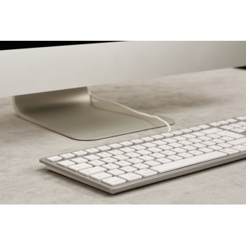 CHERRY KC 6000C FOR MAC keyboard Universal USB QWERTZ German Silver