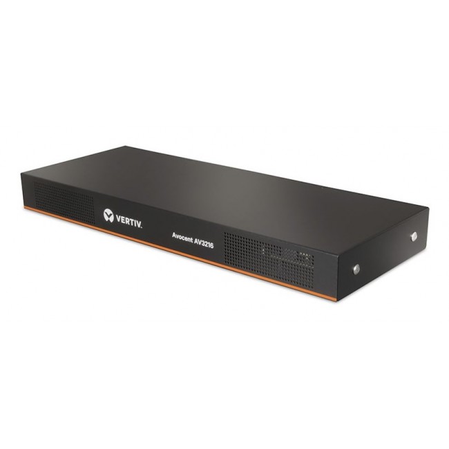 Vertiv Avocent AV 3216 KVM switch Rack mounting Black