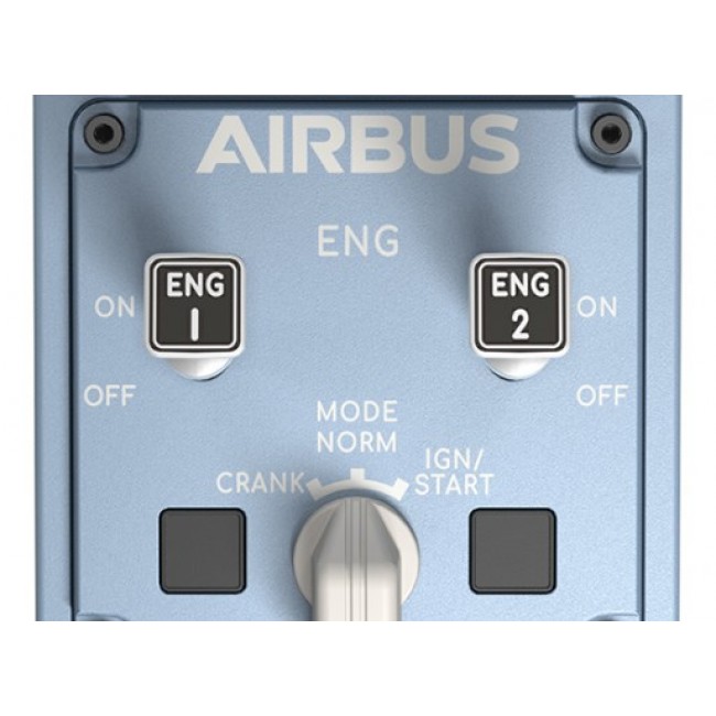 Thrustmaster TCA Quadrant Airbus Edition Black, Blue USB Flight Sim Analogue / Digital PC