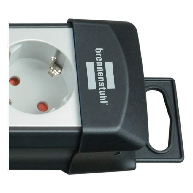 Brennenstuhl 1951560101 power extension 5 m 6 AC outlet(s) Indoor Black, Grey