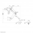 Neomounts DS70S-950BL1 Monitor arm 17-49