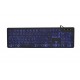 Gembird KB-UML3-02 backlight multimedia keyboard (3-color), black, US layout