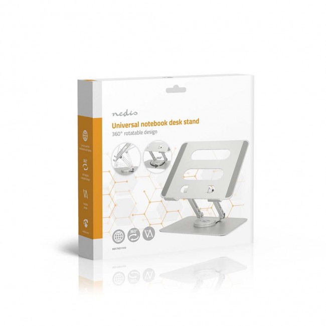 Nedis NBSTND110SI laptop stand Silver 43.2 cm (17 Nedis NBSTND110SI laptop stand Silver 43.2 cm (17