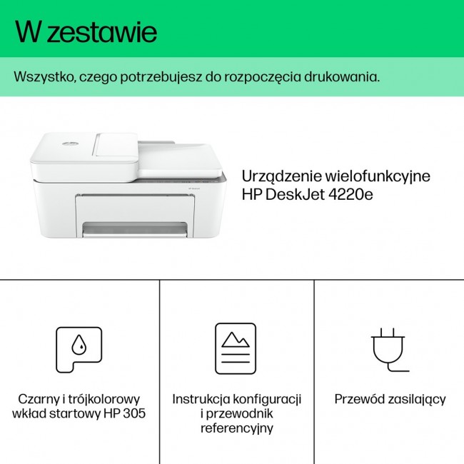 HP DeskJet 4220e Wireless All-in-One Color Printer, Instant Ink Copier, Scanner HP DeskJet 4220e Wireless All-in-One Color Printer, Instant Ink Copier, Scanner