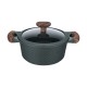 Resto Kitchenware Ran 2.4 L Round Black, Wood Resto Kitchenware Ran 2.4 L Round Black, Wood