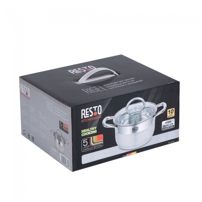 Resto Kitchenware Rigel 3.6 L Round Stainless steel Resto Kitchenware Rigel 3.6 L Round Stainless steel