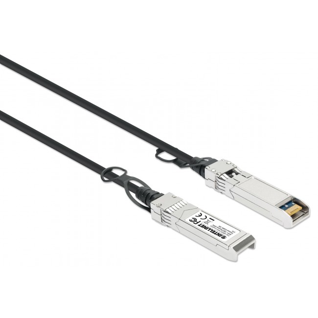 Intellinet 1m 10G SFP+ Passive Direct Attach Copper Twinax Cable 30AWG MSA SFP-H10GB-CU1M compatible