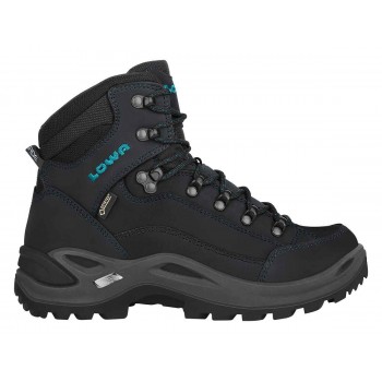 Shoes LOWA Renegade GTX Women Asphalt Turquoise UK 5 (38)