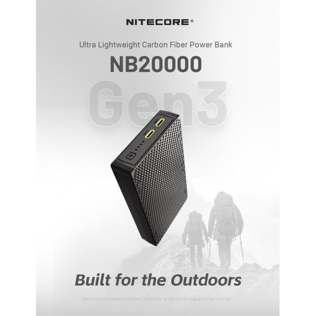 POWER BANK 20000MAH/NB20000 GEN3 NITECORE
