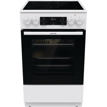 Gorenje GECS5C70WA cooker Freestanding cooker Coil hob White A