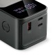 Powerbank 27 000mAh, 1x USB, 2x USB-C, 162,5W, QC4+, flashlight, LCD screen, black