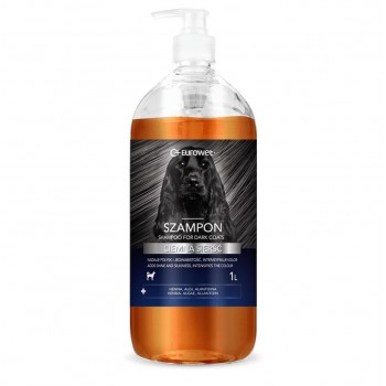 EUROWET Dark coat - shampoo for dogs - 1l