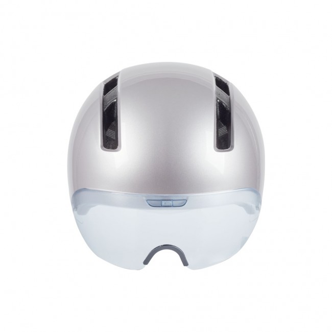 HJC CALIDO PLUS Silver Cycling Helmet, PEARL GREYISH SILVER, Size S