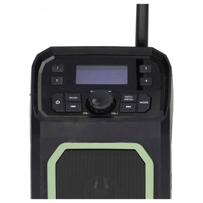 Imperial DABMAN OR 5 mobiele DAB+/FM buitenradio Portable Digital Black, Green