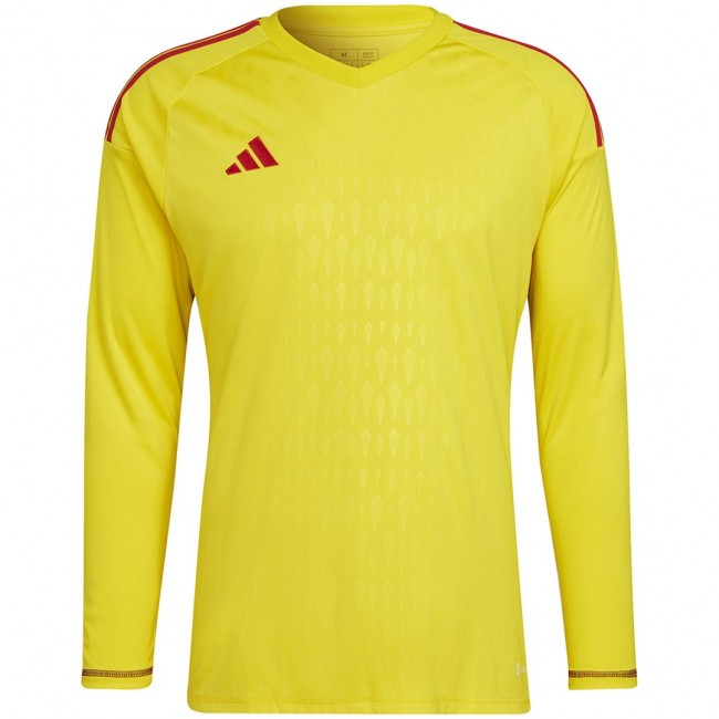 adidas Tiro 23 Competition Long Sleeve Men's Goalkeeper Jersey Yellow HK7696 adidas Tiro 23 Competition Long Sleeve Men's Goalkeeper Jersey Yellow HK7696