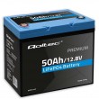 Qoltec LiFePO4 Lithium Iron Phosphate Battery | 12.8V | 50Ah | 640Wh| BMS