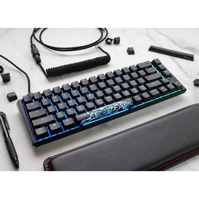 Ducky One 3 Classic SF keyboard Gaming USB QWERTZ German Black, White
