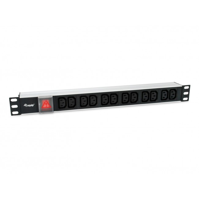 Equip 12-Outlet C13 Power Distribution Unit, on/off switch