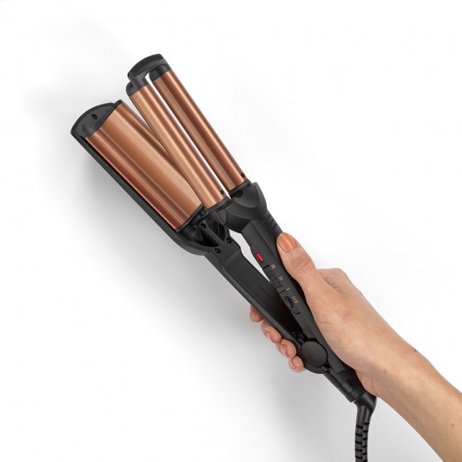 BaByliss Deep Waves Curling iron Warm Black, Orange 98.4