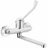 Wall-mounted kitchen faucet with lever Clinic
