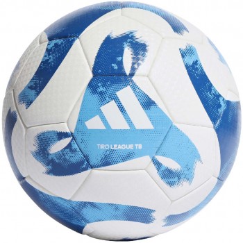 adidas Tiro League Thermally Bonded Football White & Blue HT2429 4