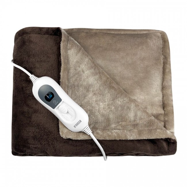 NOVEEN ELECTRIC BLANKET EB640 BROWN AND BEIGE 160X120 NOVEEN ELECTRIC BLANKET EB640 BROWN AND BEIGE 160X120