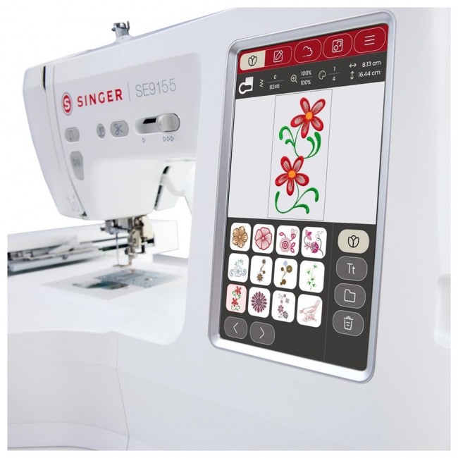 SINGER Embroidery sewing machine SE9155 Electric current White SINGER Embroidery sewing machine SE9155 Electric current White