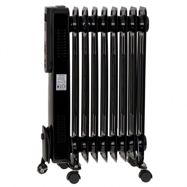 Electric oil heater with remote control CAMRY CR 7810 9 ribs black Electric oil heater with remote control CAMRY CR 7810 9 ribs black