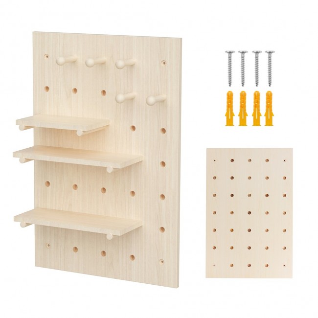 Maclean wooden board organizer, light wood color, 40x60 cm, max. 20 kg, MC-130 WD Maclean wooden board organizer, light wood color, 40x60 cm, max. 20 kg, MC-130 WD