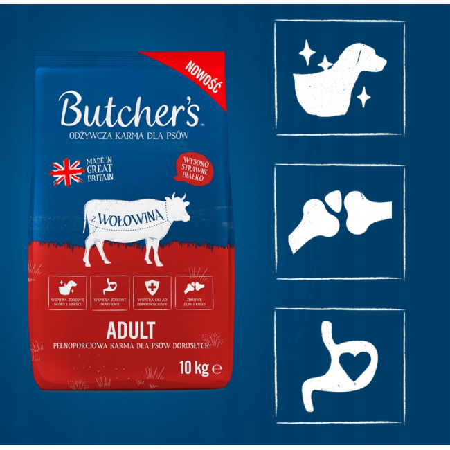 BUTCHER'S Original Beef - dry dog food - 10kg
