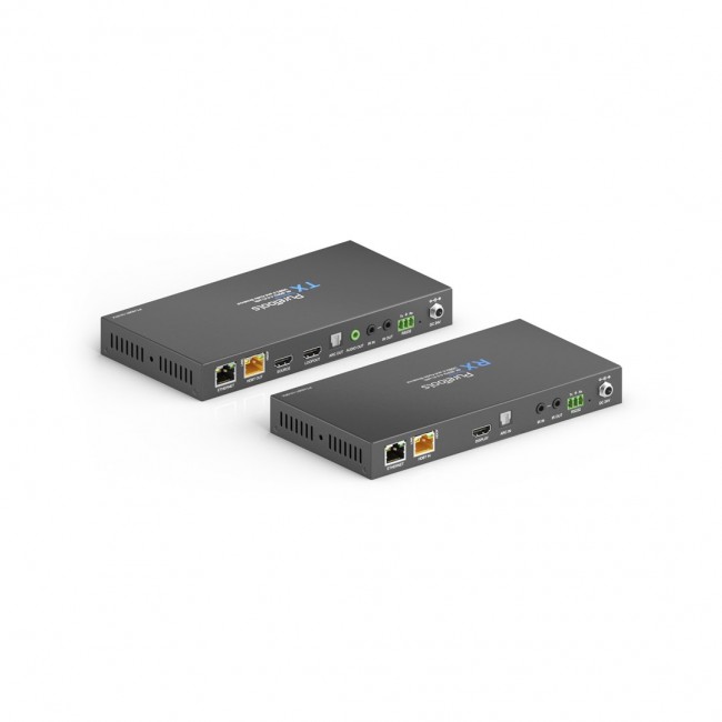 PureTools PT-HDBT-1010 AV extender AV transmitter & receiver Black