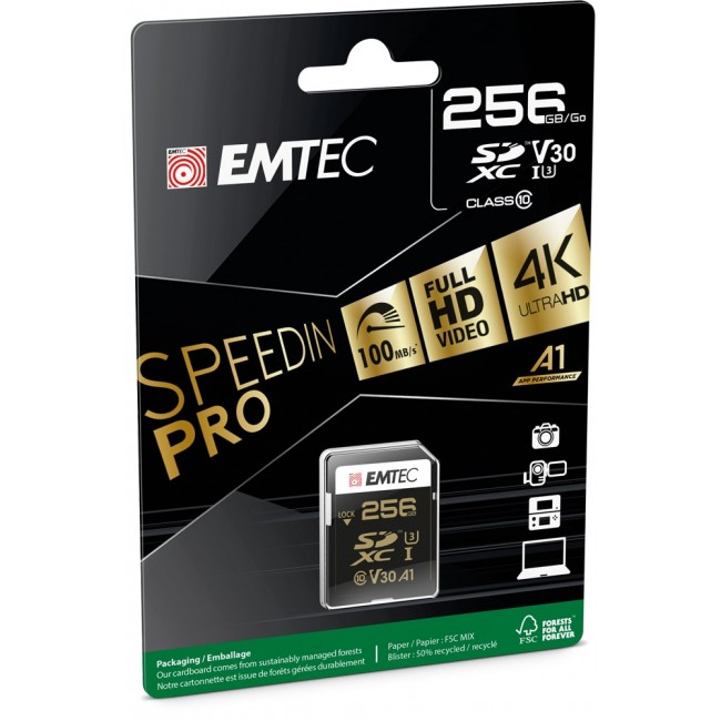 Emtec ECMSD256GXC10SP memory card 256 GB SDXC UHS-I Class 10