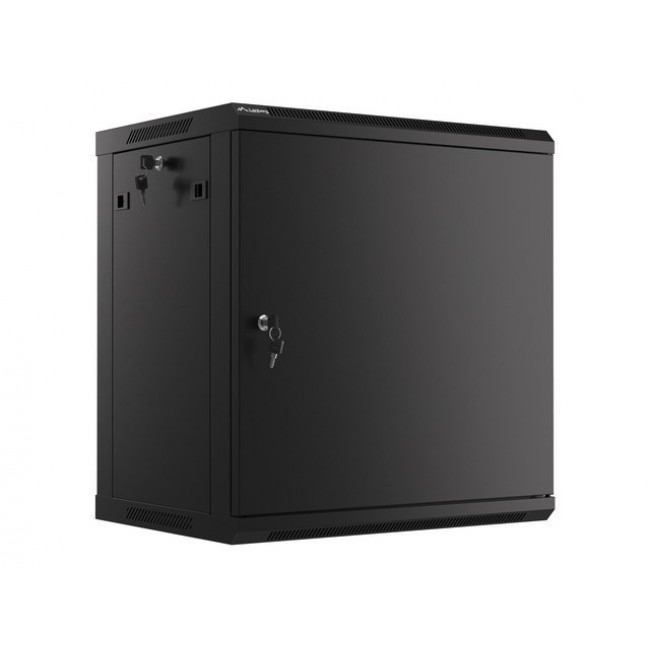 Lanberg WF01-6412-00B rack cabinet 12U Wall mounted rack Black