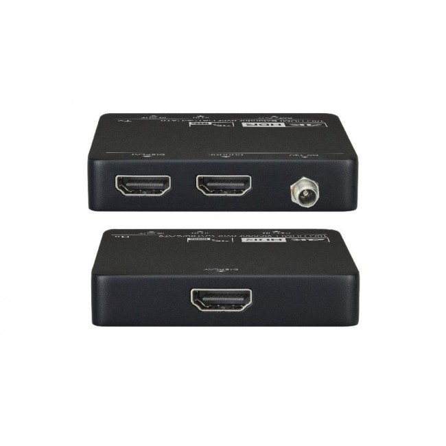 LevelOne HVE-9006 AV extender AV transmitter & receiver Black