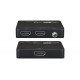 LevelOne HVE-9006 AV extender AV transmitter & receiver Black