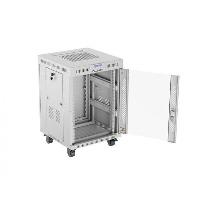 Lanberg FF01-6615-12SL rack cabinet 15U Freestanding rack Grey Lanberg FF01-6615-12SL rack cabinet 15U Freestanding rack Grey