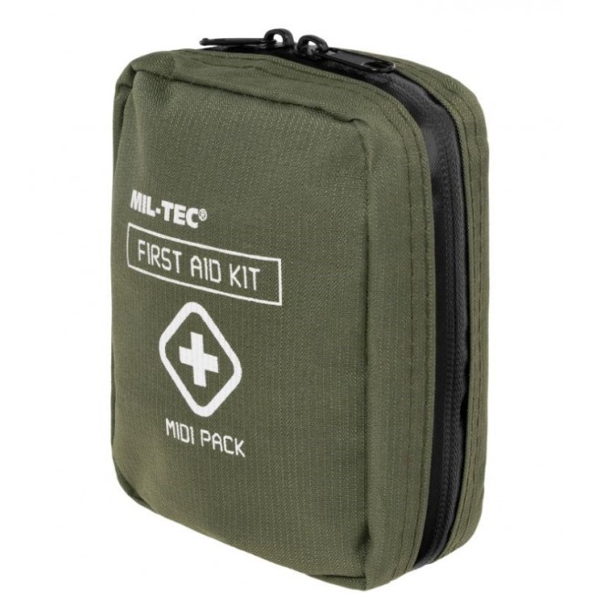 Mil-Tec First Aid Kit Midi Pack - Olive