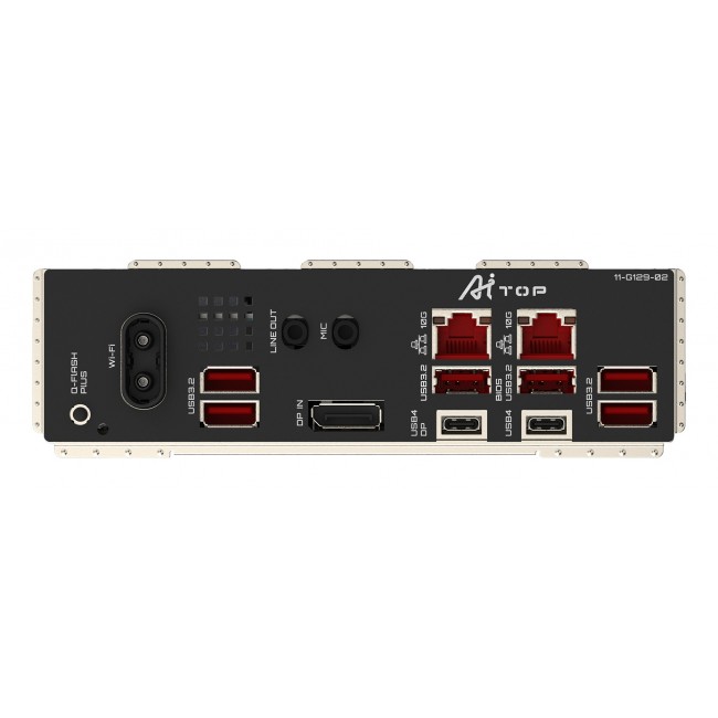 GIGABYTE TRX50 AI TOP-2B Motherboard - AMD Ryzen Threadripper PRO 7000 CPUs, 16+8+4 Phases Digital VRM, up to 5200 MHz DDR5, 4xPCIe 5.0 M.2, Wi-Fi 7, 10 GbE LAN, USB 4 GIGABYTE TRX50 AI TOP-2B Motherboard - AMD Ryzen Threadripper PRO 7000 CPUs, 16+8+4 Phases Digital VRM, up to 5200 MHz DDR5, 4xPCIe 5.0 M.2, Wi-Fi 7, 10 GbE LAN, USB 4