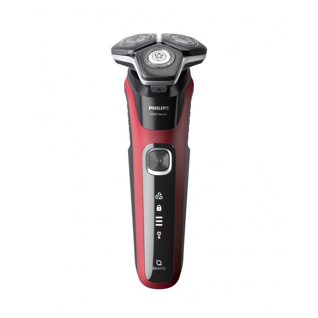 Philips SHAVER Series 5000 S5883/10 men's shaver Rotation shaver Trimmer Black, Red