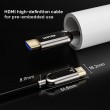 UNITEK C11085GY01-70M HDMI cable HDMI Type A (Standard) Black