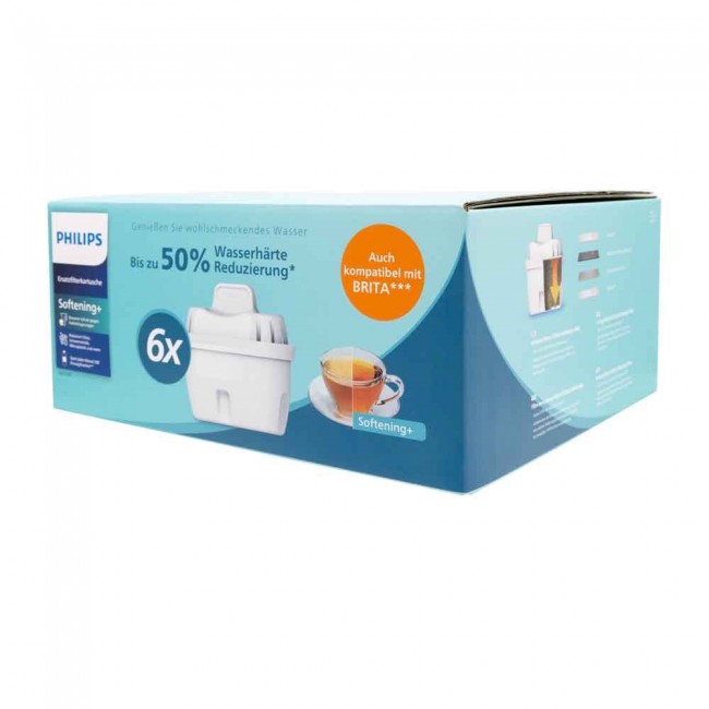 Philips AWP230P6/31 Wasserfilterkartuschen Softening+ 6-pack Philips AWP230P6/31 Wasserfilterkartuschen Softening+ 6-pack