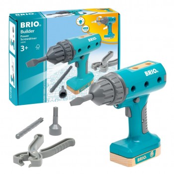 Zestaw konstrukcyjny Brio BUILDER Wiertarka akumulatorowa / od 3 lat