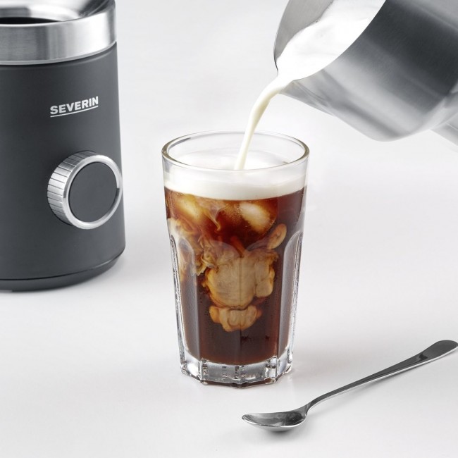Severin Spuma 700 Plus Automatic milk frother/warmer Black, Stainless steel