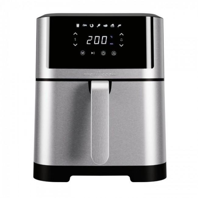 ProfiCook PC-FR 1269 H fryer Single 8 L Stand-alone 1800 W Hot air fryer Black, Stainless steel ProfiCook PC-FR 1269 H fryer Single 8 L Stand-alone 1800 W Hot air fryer Black, Stainless steel