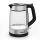Tefal Glass Kettle KI605830 electric kettle 1.7 L 2200 W Black, Silver, Transparent