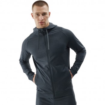 Men's sweatshirt 4F M403 anthracite melange 4FWAW24TFSWM403 22M L