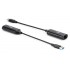 CLUB3D CAC-1421 cable gender changer USB Type-A RJ45 Black