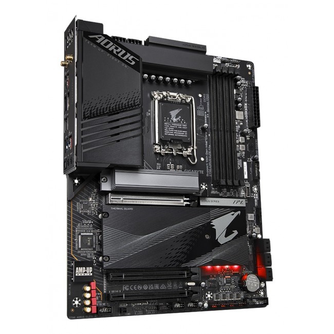 GIGABYTE Z790 AORUS ELITE AX Motherboard - Supports Intel Core 14th CPUs, 16*+2+ Phases Digital VRM, up to 7600MHz DDR5 (OC), 4xPCIe 4.0 M.2, Wi-Fi 6E, 2.5GbE LAN, USB 3.2 Gen 2x2