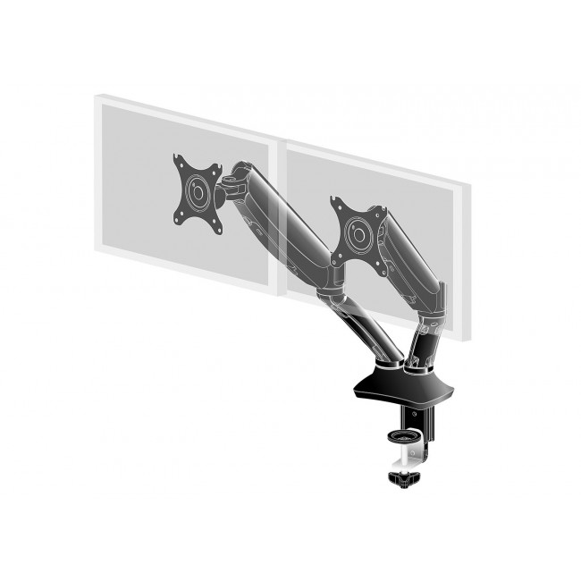 iiyama Sleek and stylish dual gas spring arm